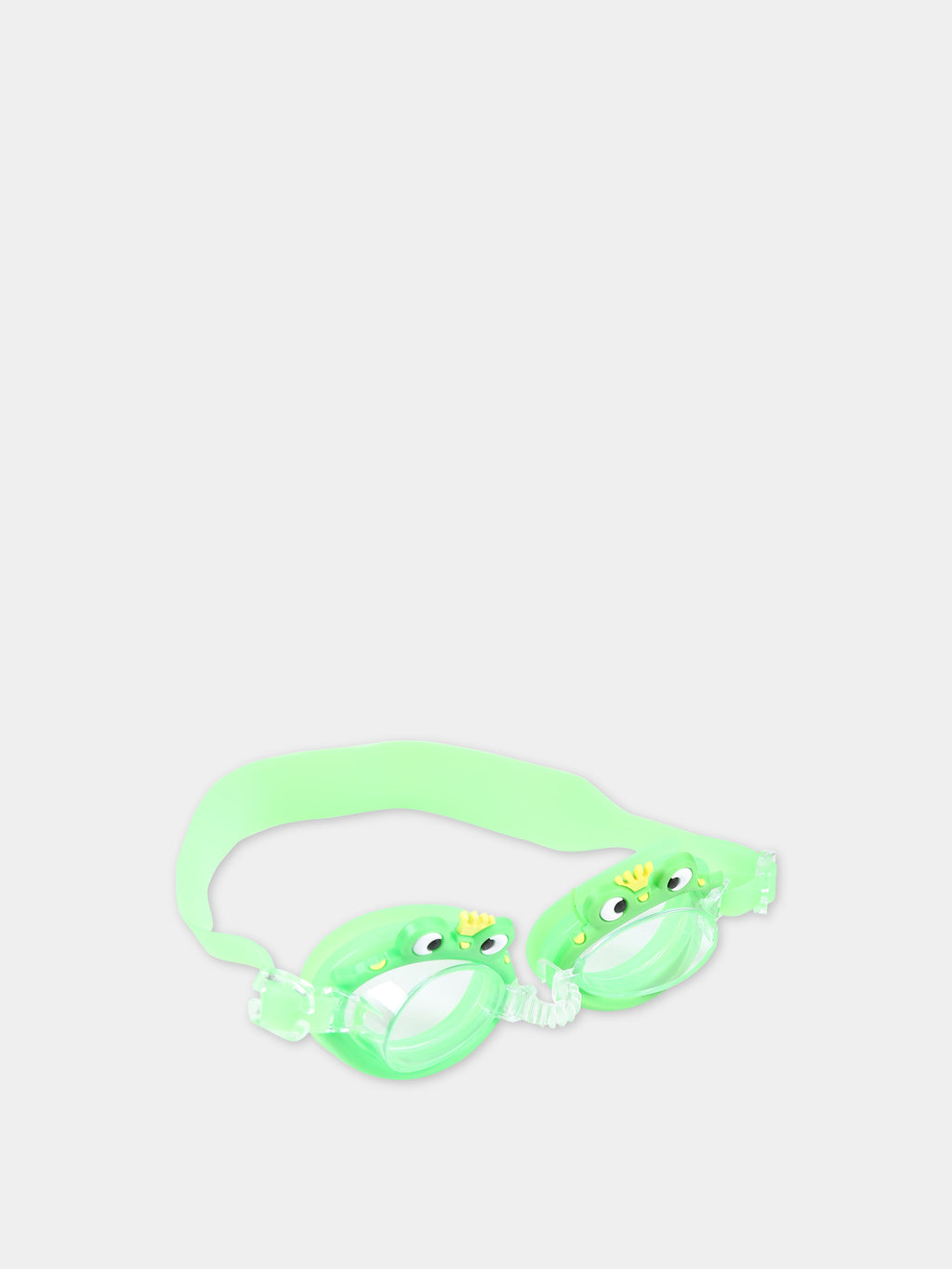 Green goggles for kids with frogs